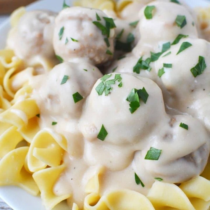 Swedish Meatballs Recipe from Frozen Meatballs