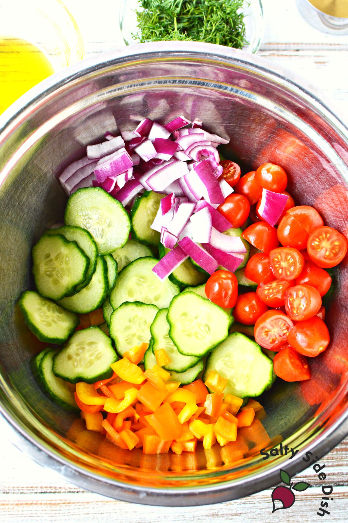 Cucumber Vinegar Salad Refreshing and Light Side Dish Salty Side Dish