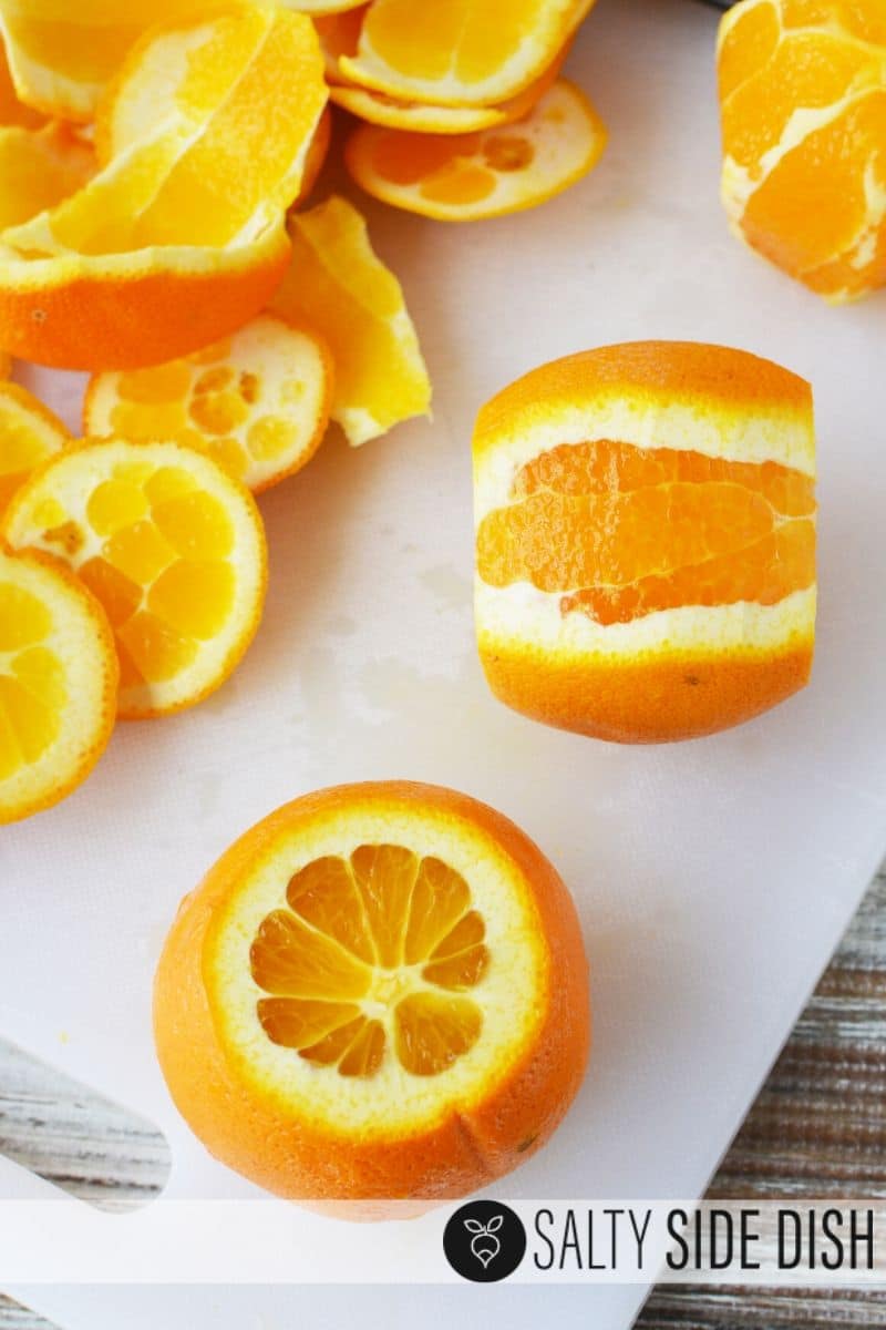 Citrus Salad Recipe with Balsamic Glaze and Fresh Mint Salty Side Dish