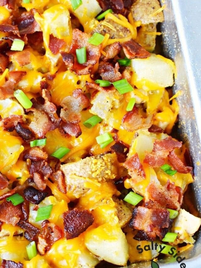 Cheesy Chicken Casserole with Diced Potatoes!