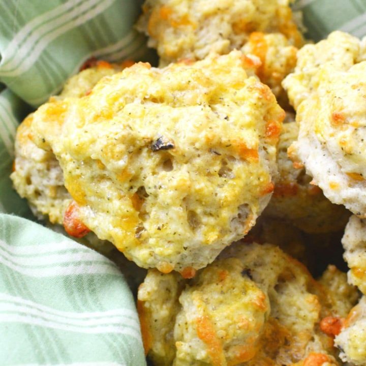 Easy Drop Biscuits with Cheddar Cheese