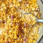 corn and bacon.