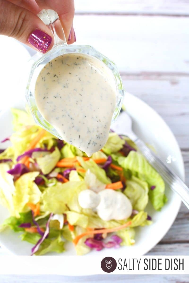 Buttermilk Ranch Dressing Recipe with Outstanding Flavor! Salty Side Dish