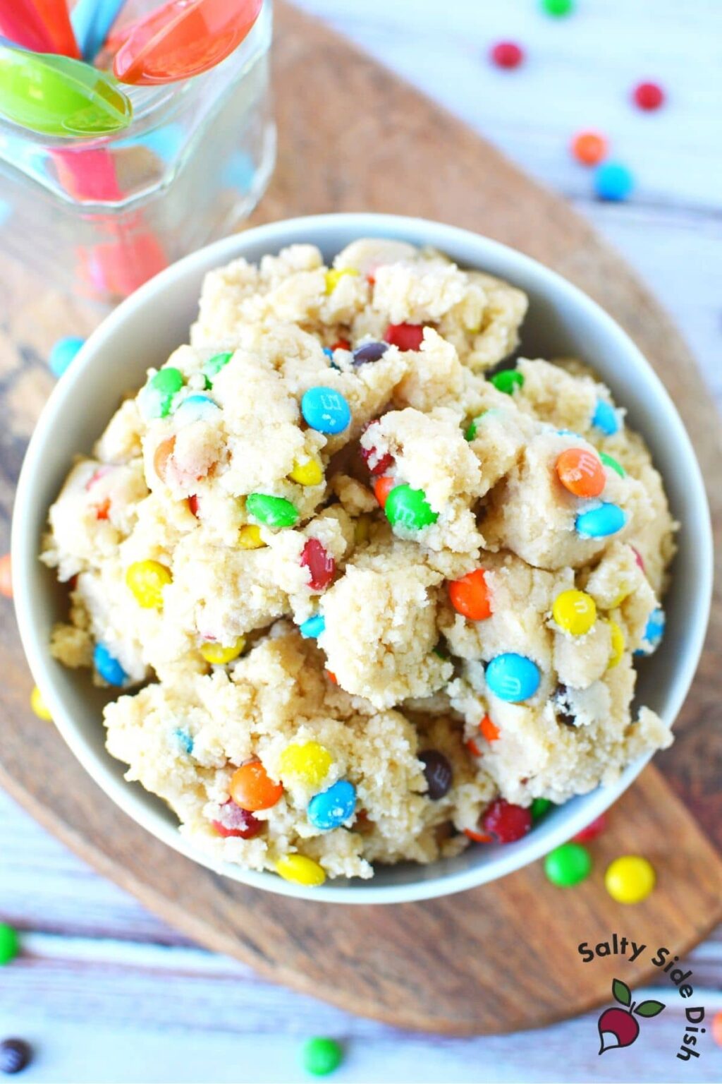 Easy Edible Cookie Dough in 5 Minutes! (no eggs) Salty Side Dish