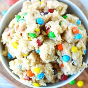 best cookie dough no bake in a bowl