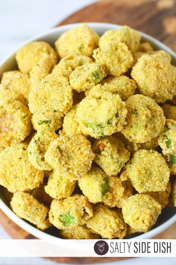 Deep Fried Okra in Corn Meal