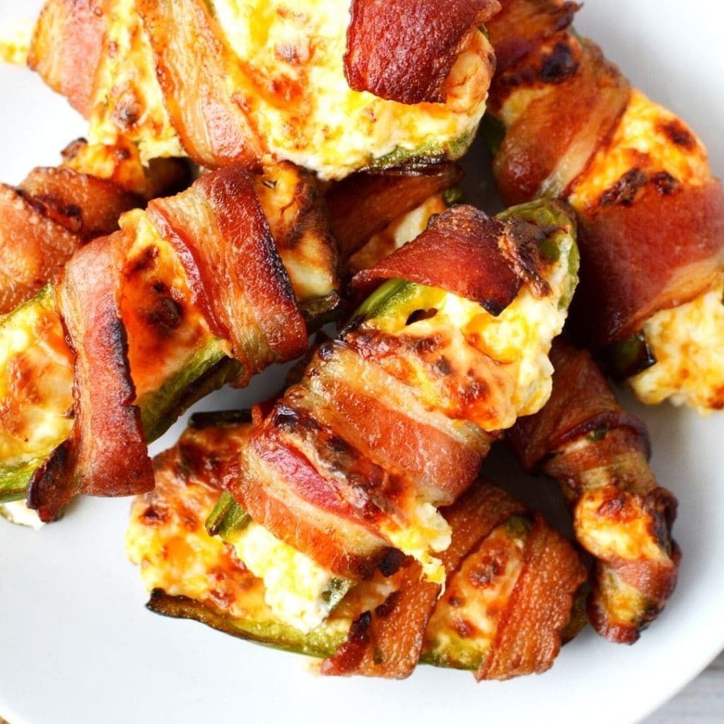 Ninja Foodi Bacon Wrapped Jalapenos Salty Side Dish