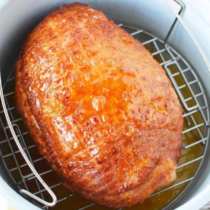 Ninja Foodi Ham with Air Crisp Glaze Salty Side Dish