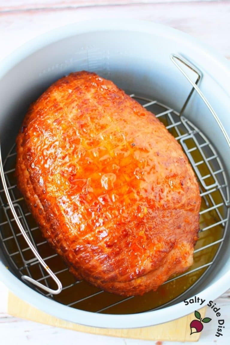 Ninja Foodi Ham with Air Crisp Glaze Salty Side Dish