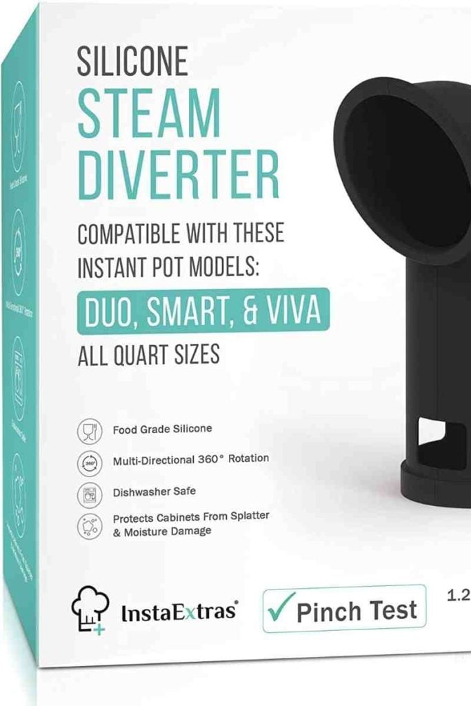 Steam Release Diverter for Instant Pot Accessories, Fits Instant Pot 3, 5,  6, 8 Qt Duo and Smart Series Made By Food Grade Silicone 