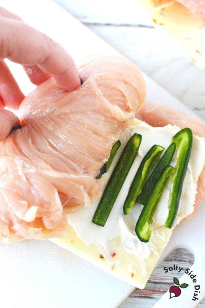 Ninja Foodi Jalapeno Stuffed Chicken Breast Air Fryer Recipe