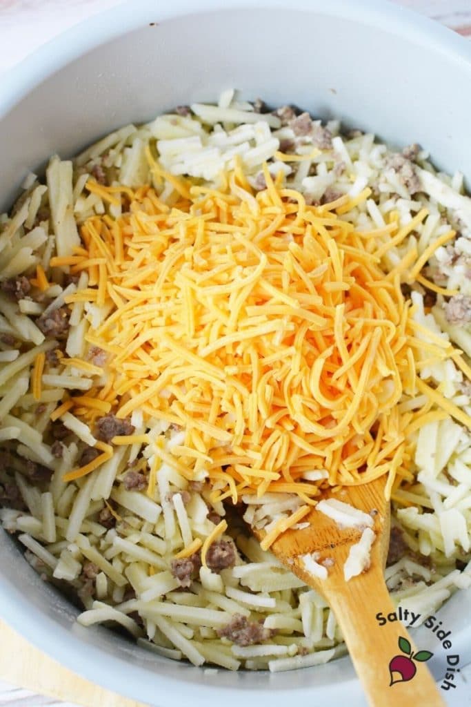 Ninja Foodi Breakfast Casserole Air Fried Crispy Hash Browns