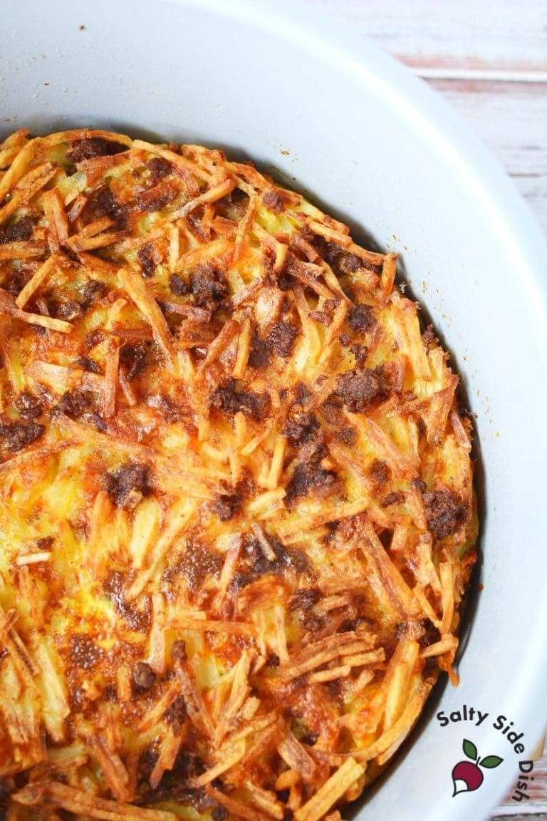 Ninja Foodi Breakfast Casserole Air Fried Crispy Hash Browns