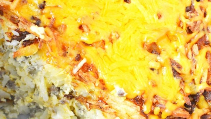 Ninja Foodi Breakfast Casserole Air Fried Crispy Hash Browns