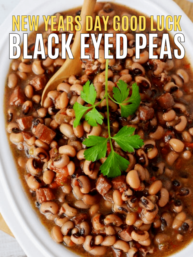New Years Good Luck Black Eyed Peas!