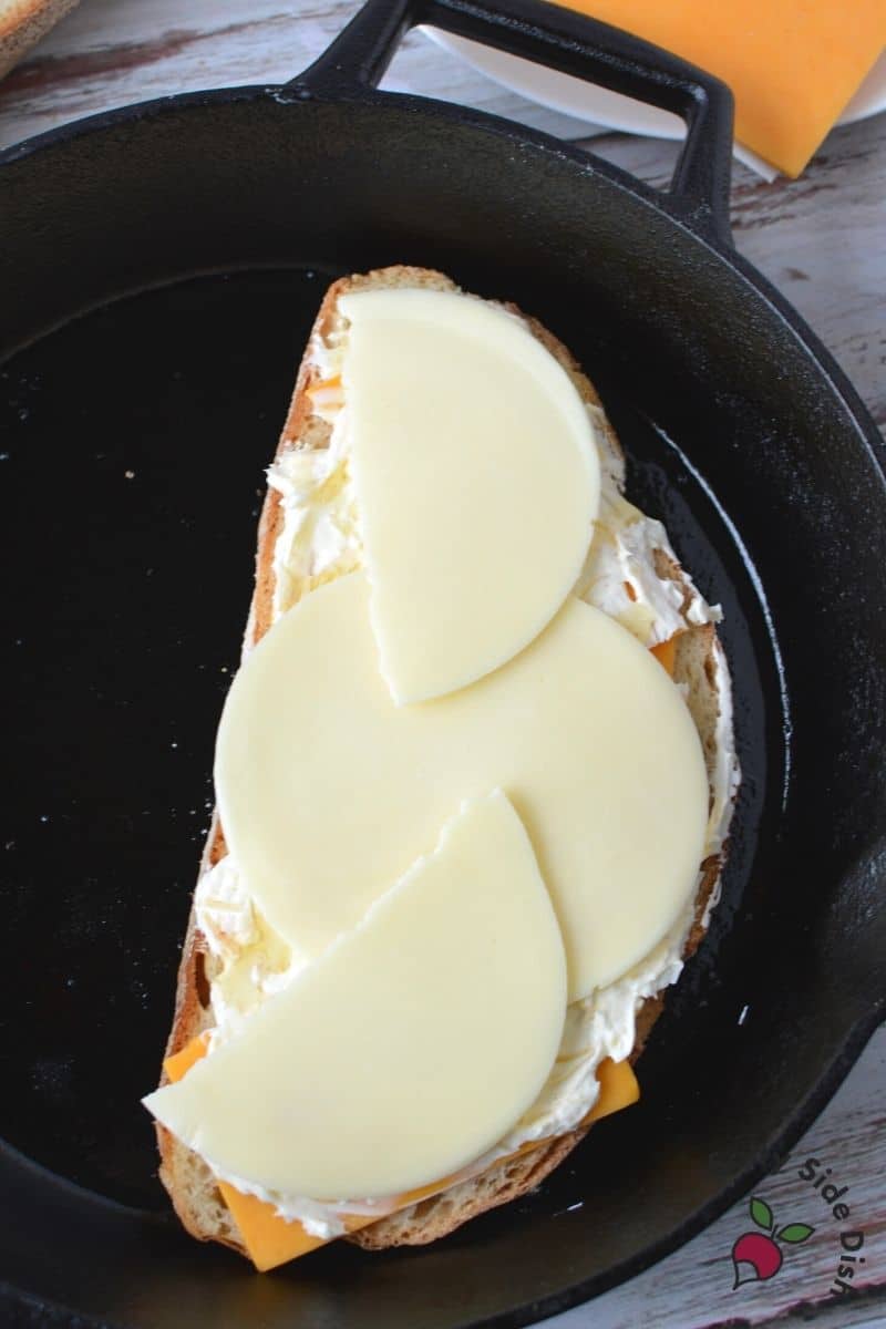this sandwich is nothing without provolone, melty, gooey and so good