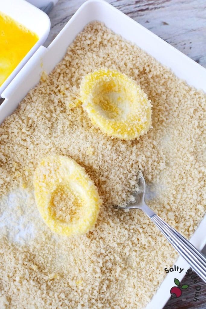 Deep Fried Deviled Eggs { Panko Crumbs} Salty Side Dish