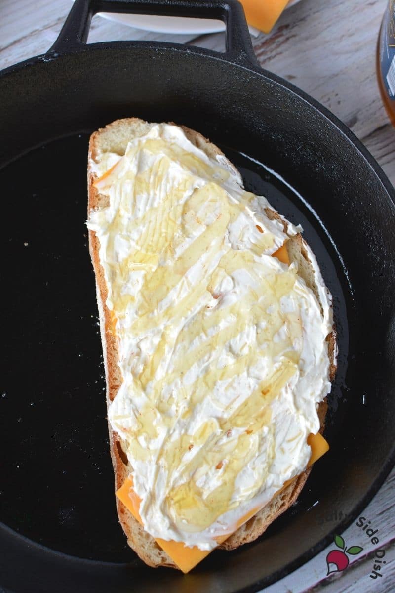 ooh the honey makes a great way to adult up this disney classic grilled cheese recipe