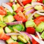 avocado salad in a bowl