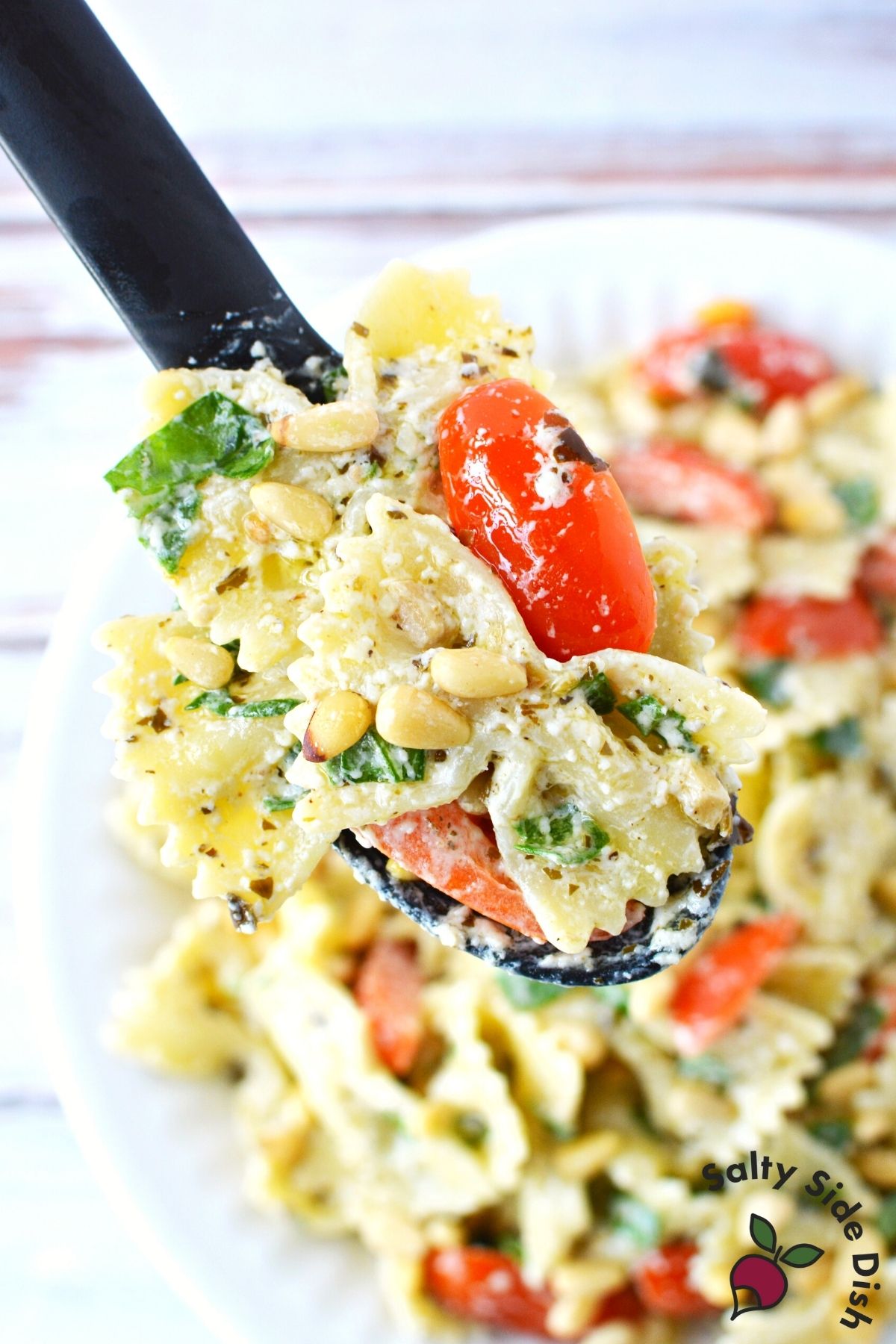 Pesto Bowtie Pasta Salad The 1 Potluck MustHave!