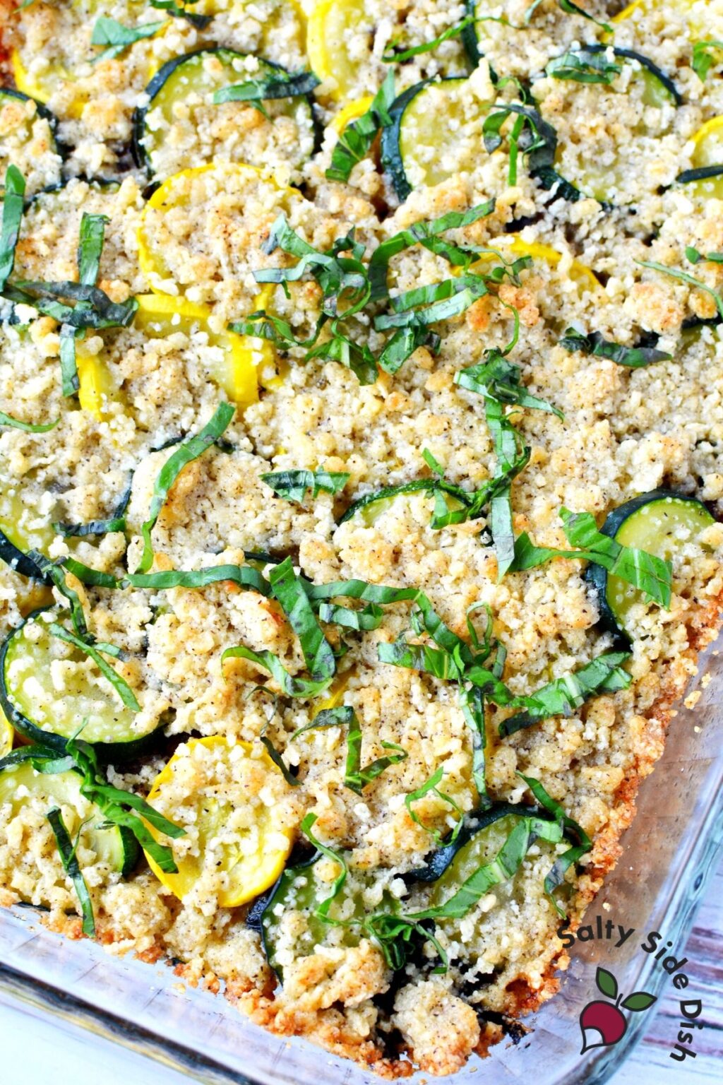 Summer Squash Casserole with Panko Crumb Topping Salty Side Dish