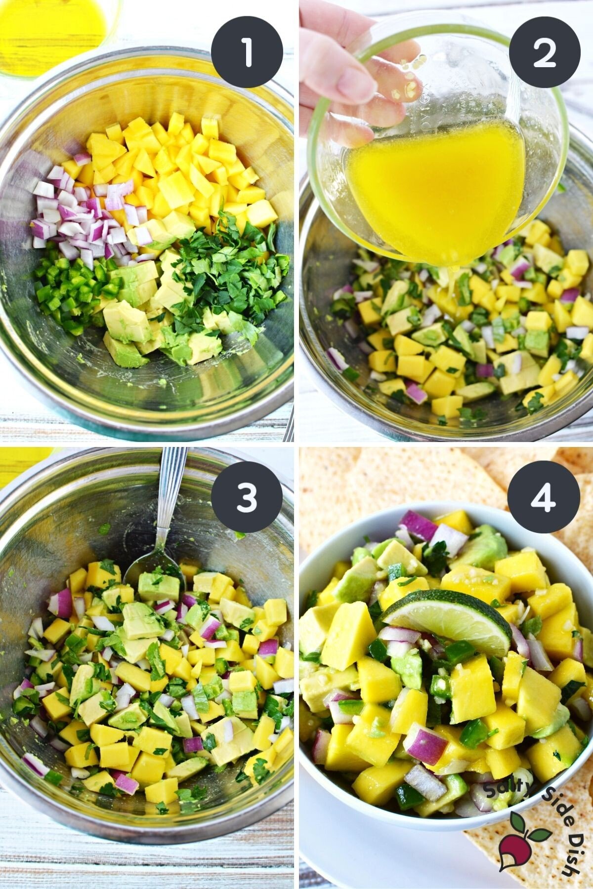 how to make mango habanero salsa.