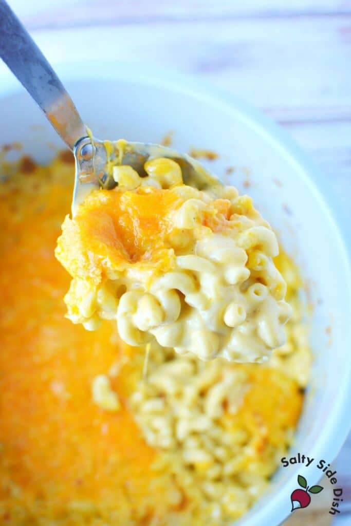 Ninja Foodi Macaroni and Cheese with Air Fryer Top Salty Side Dish
