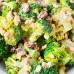 fresh broccoli raisin side salad recipe