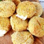 stack of fried cheese