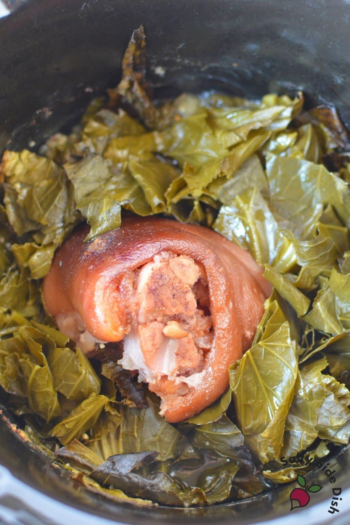 ham hock in collard greens