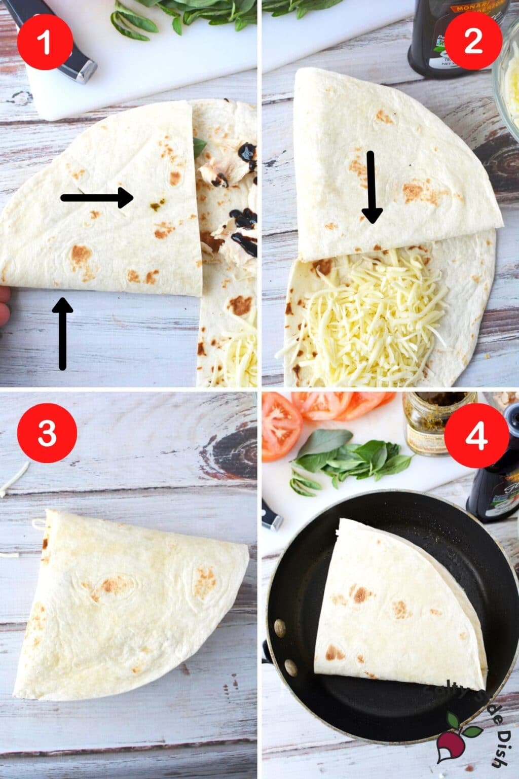 TikTok Tortilla Wrap Trend Hack {Viral Folding Technique} Salty Side Dish