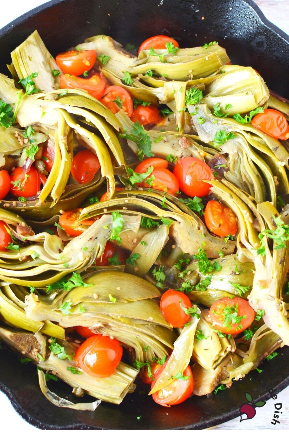 braised artichokes