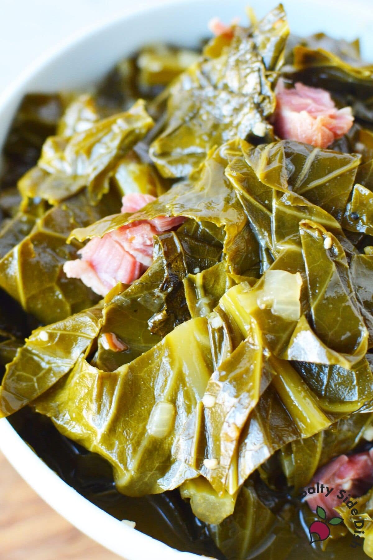 Crockpot Collard Greens Recipe - Moms with Crockpots