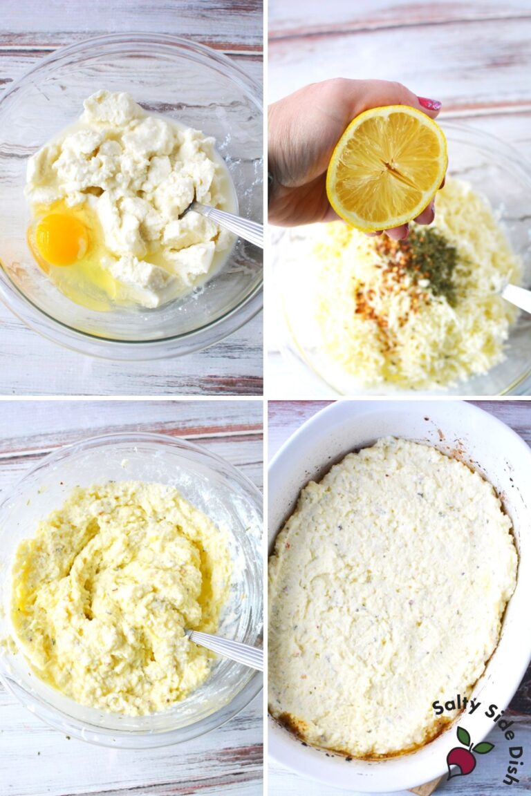 Cheesy Italian Baked Ricotta Dip with Roasted Tomatoes Salty Side Dish