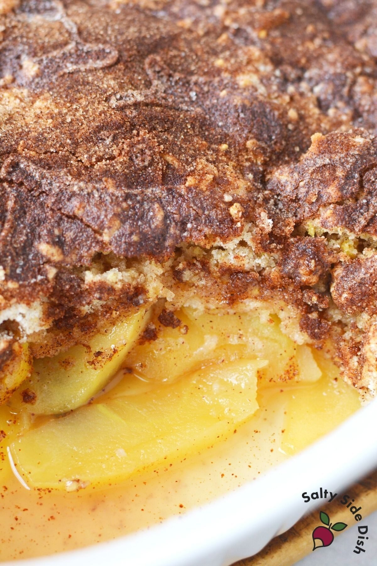 No Oats Apple Crisp Recipe with Cinnamon Sugar Top | Easy Side Dish Recipes