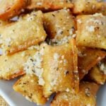 pile of pizza rolls on a plate