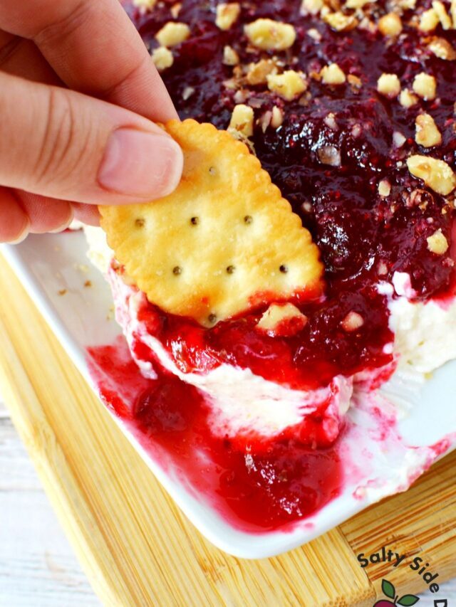 Thanksgiving Cranberry Dip with Whipped Feta!