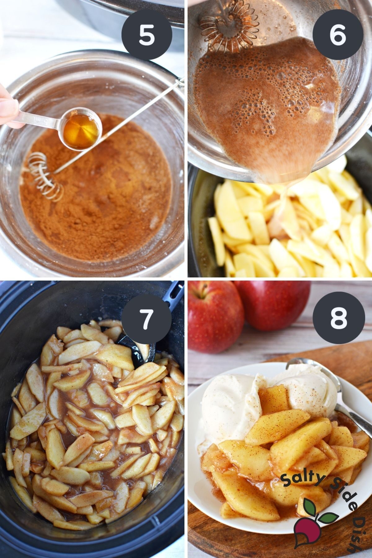 how to make apple pie in a slow cooker.