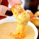 pretzel cheese made with beer.