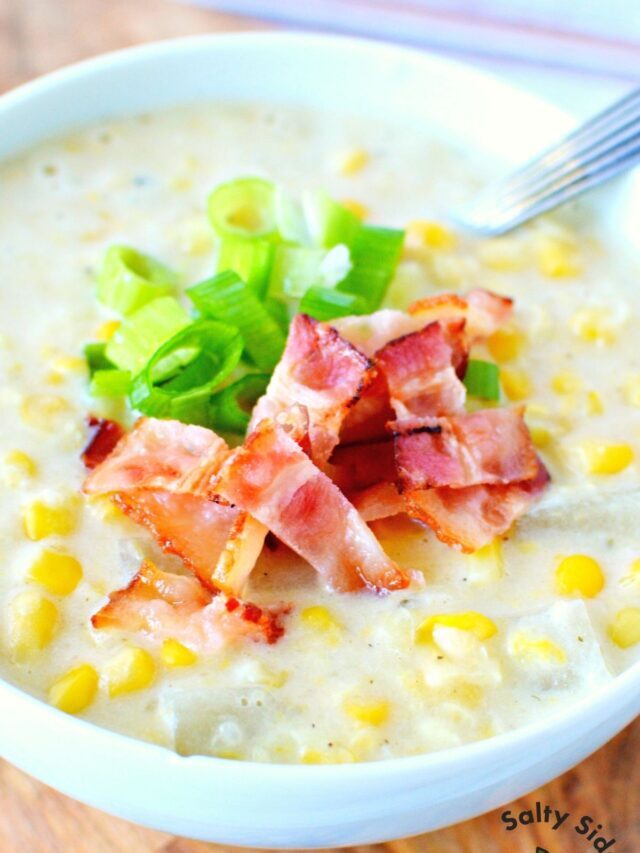 Creamy Corn Chowder Will Warm you up Tonight!