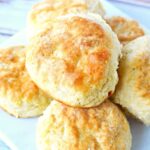 pile of biscuits.