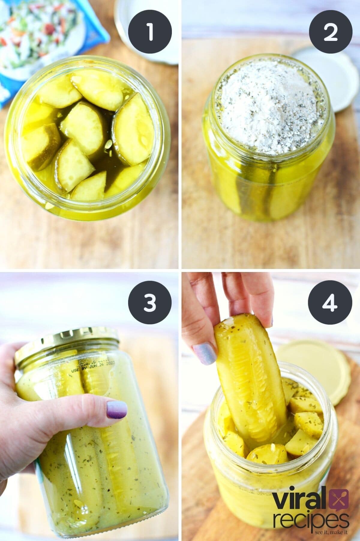 how to make ranch pickles.