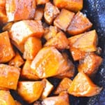 Stovetop sweet potatoes recipe.