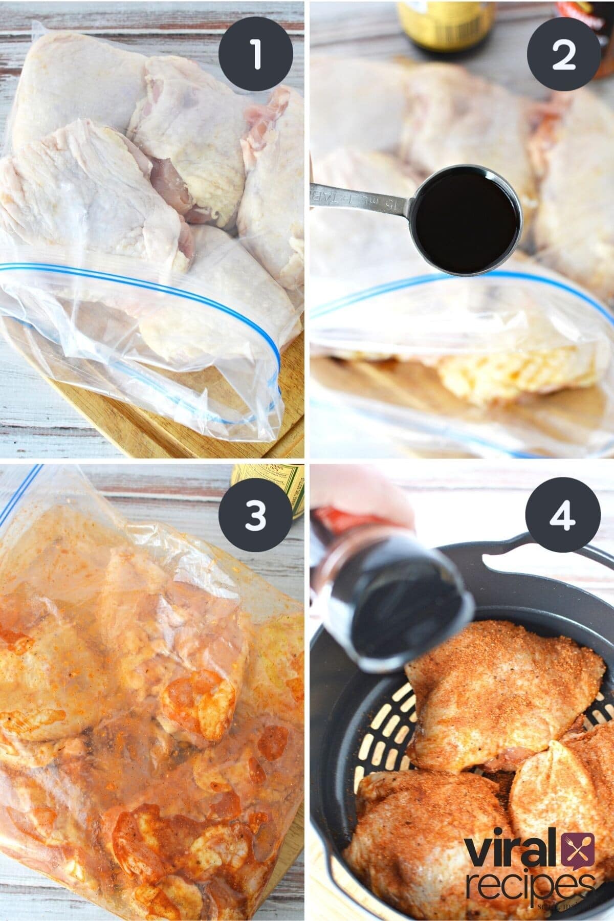 how to marinate chicken thighs..