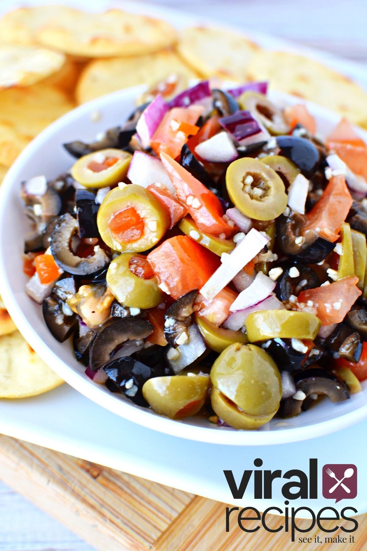 large white bowl of appetizer dip.