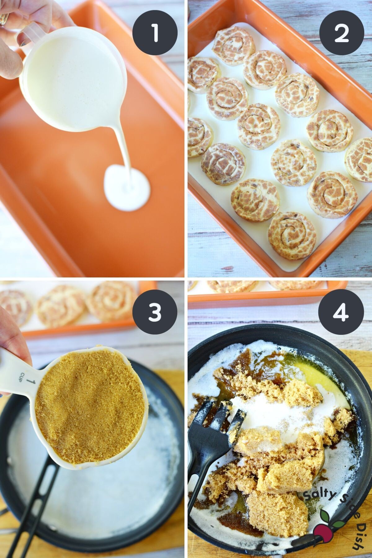 easy cinnamon roll hack recipe.