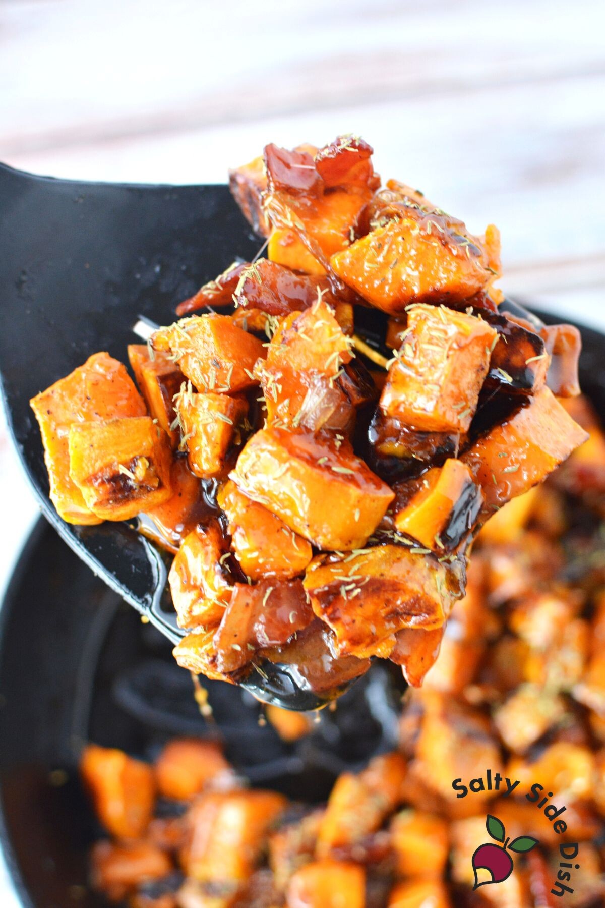 glazed sweet potatoes.