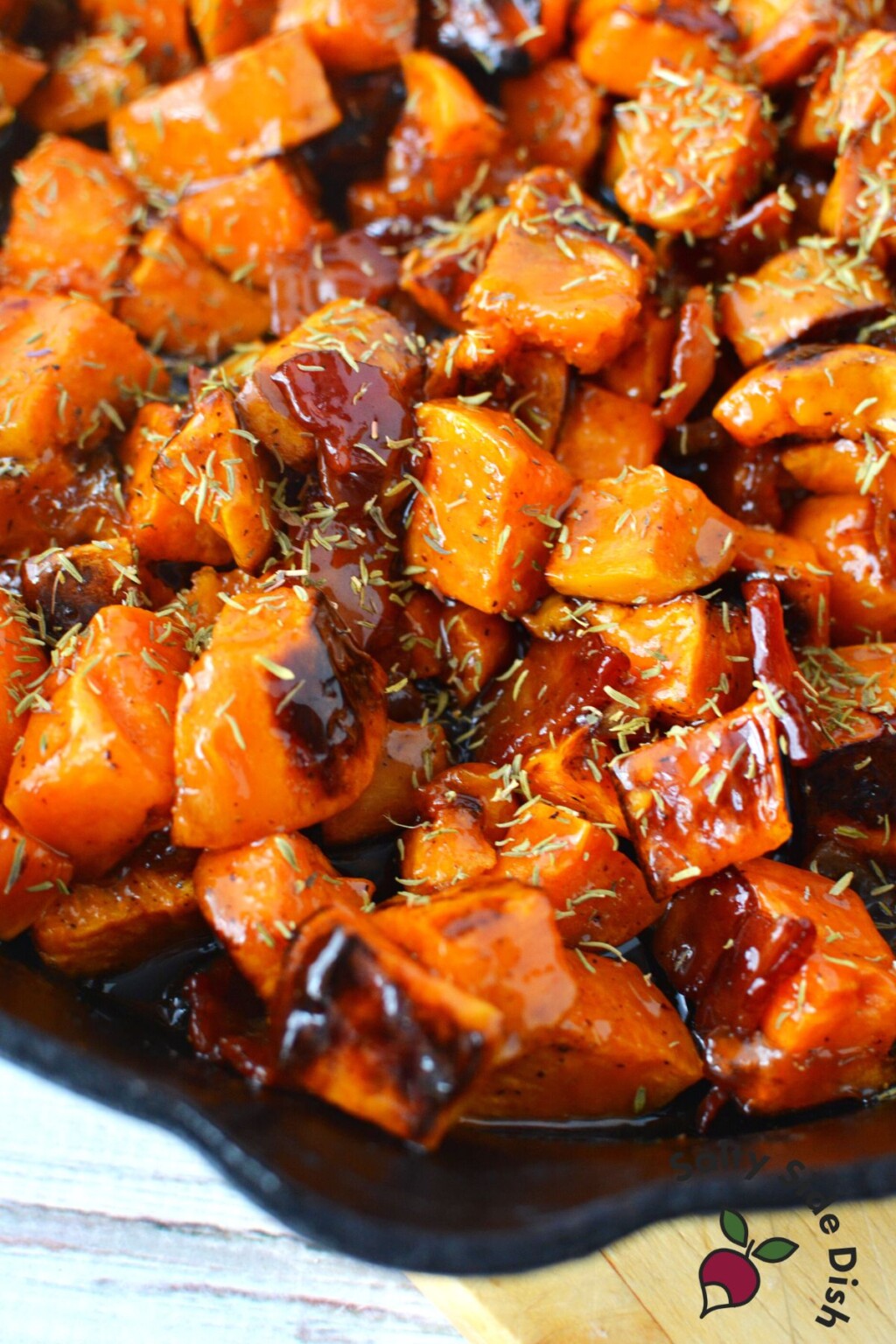 Maple Bacon Sweet Potatoes FABULOUS! Salty Side Dish