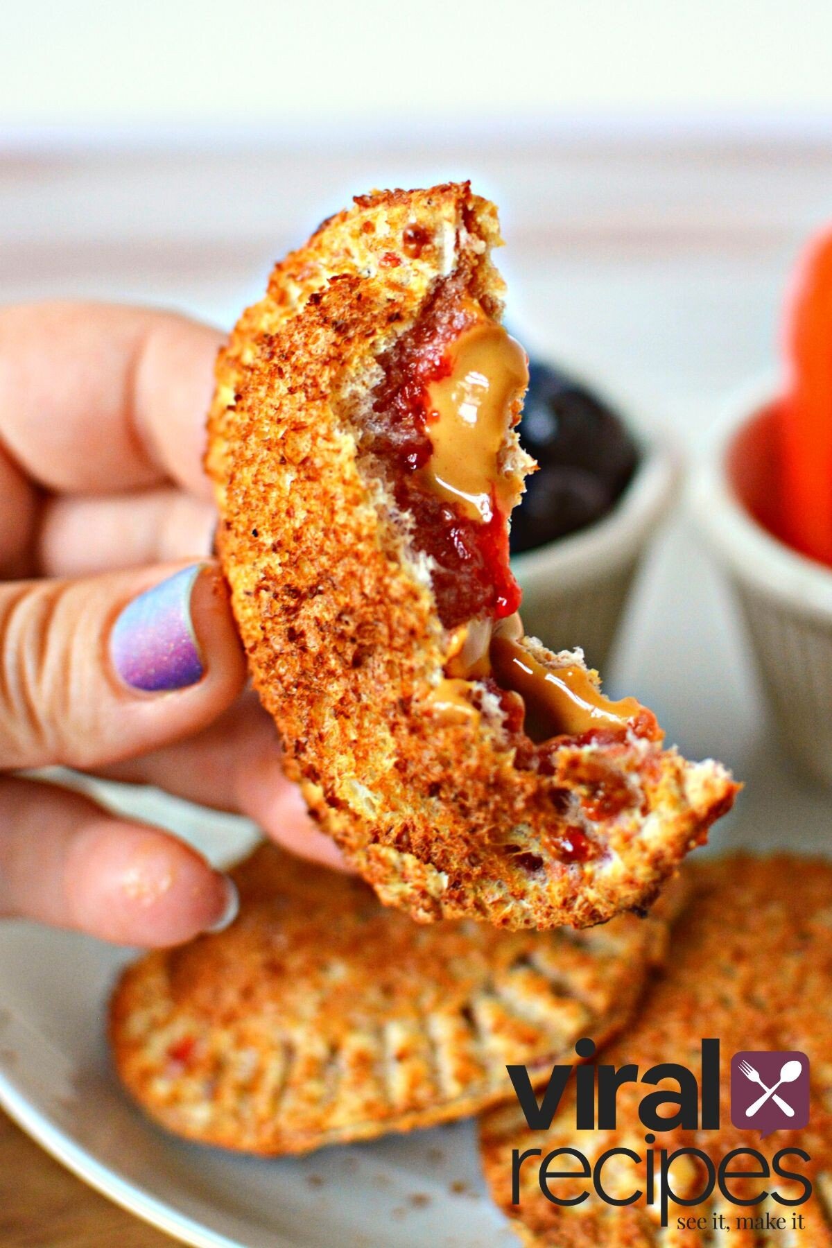 creamy peanut butter and jelly sandwich recipe.