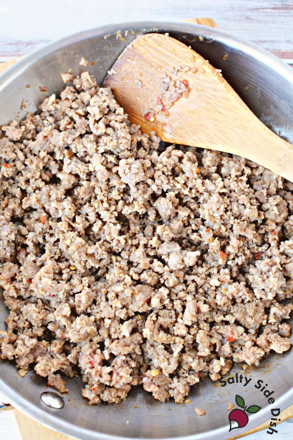 Slow Cooker Queso Blanco Chorizo Dip Salty Side Dish